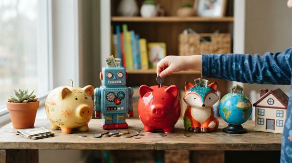 Top 5 tirelires ludiques pour économiser efficacement